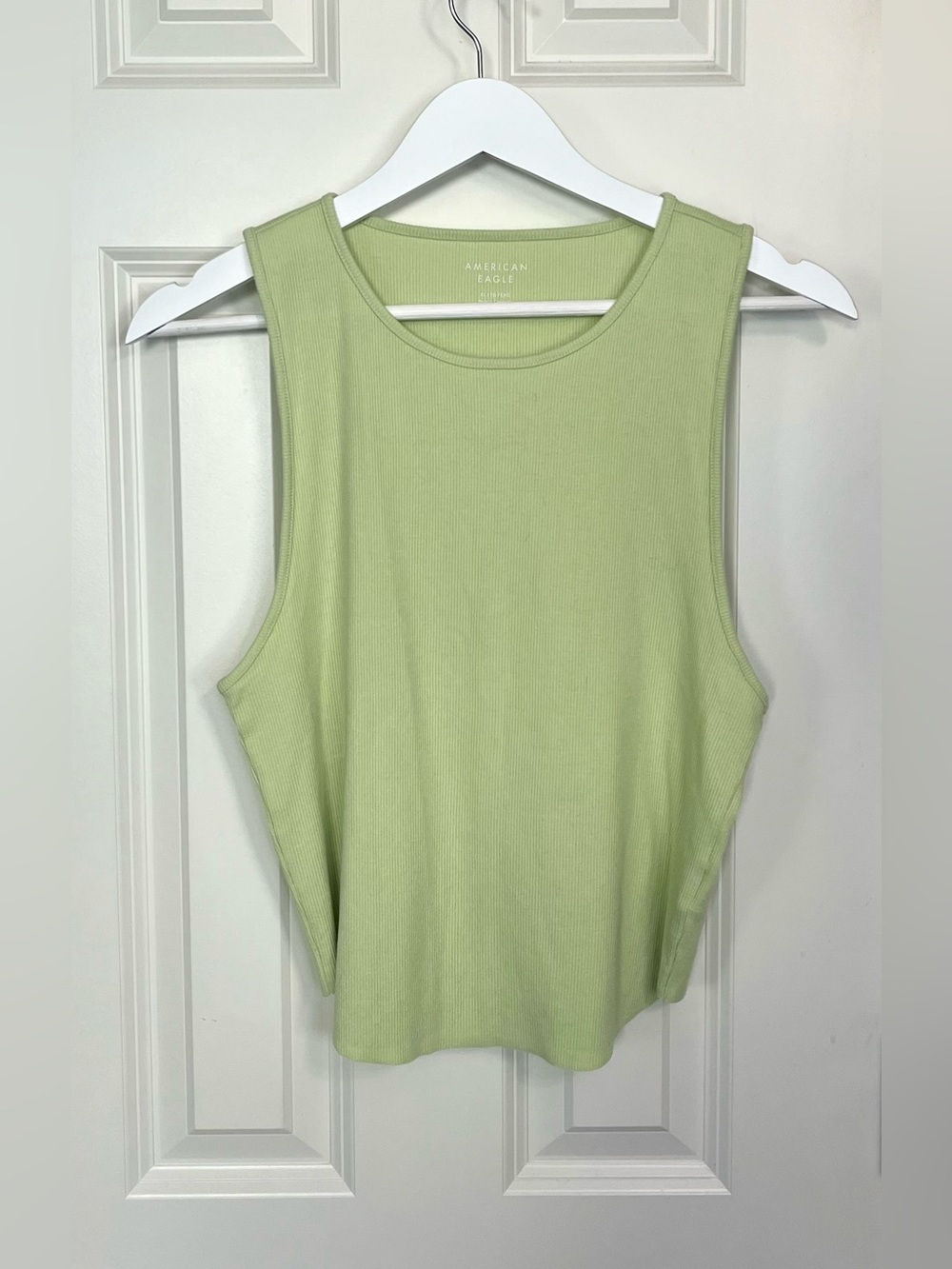 American Eagle Outfitters Sage Green Ribbed Tank NWOT
